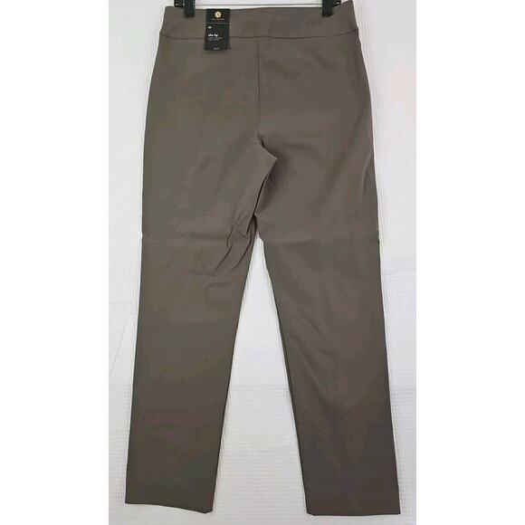 JM Collection BROWN CLAY Women's Size M Studded Pull-on Tummy Control Pants NWT. - Picture 9 of 9